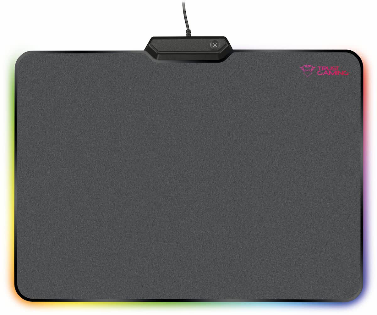 Trust GXT 760 Glide - RGB Gaming Muismat - Zwart