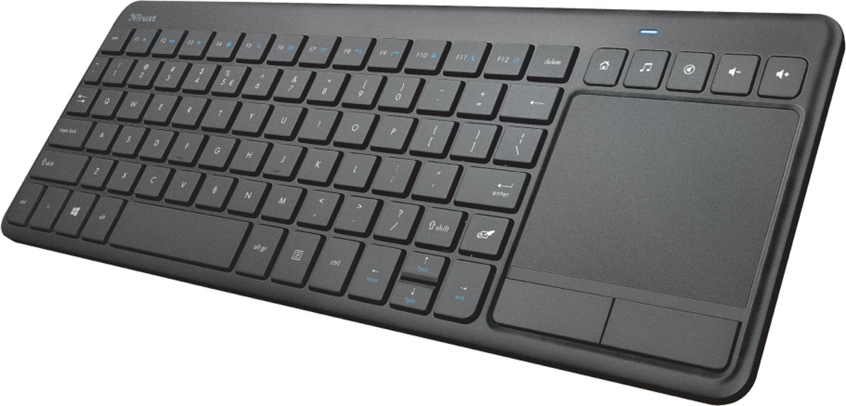 Trust Vaia - Draadloos keyboard met Touchpad voor TV en PC