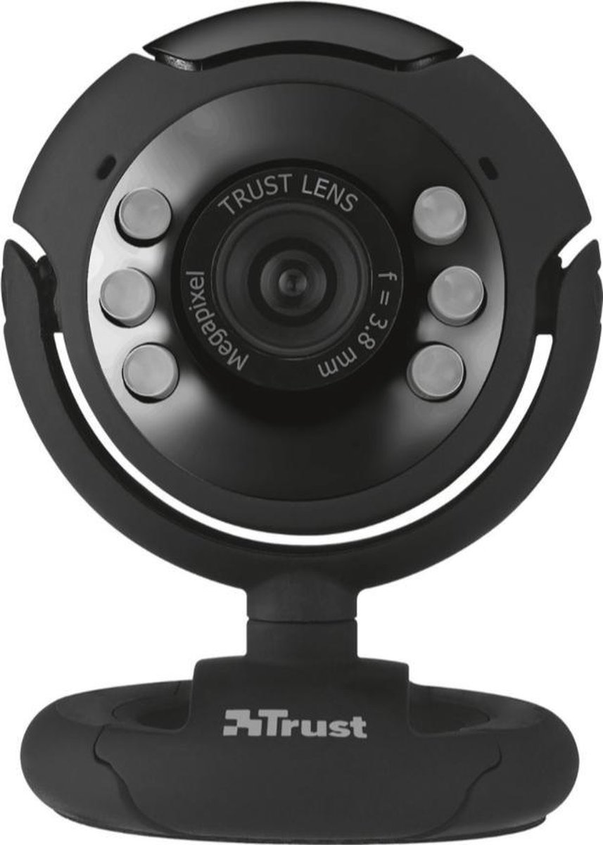 Trust webcam - Spotlight Pro - Incl led lights - ingebouwde microfoon