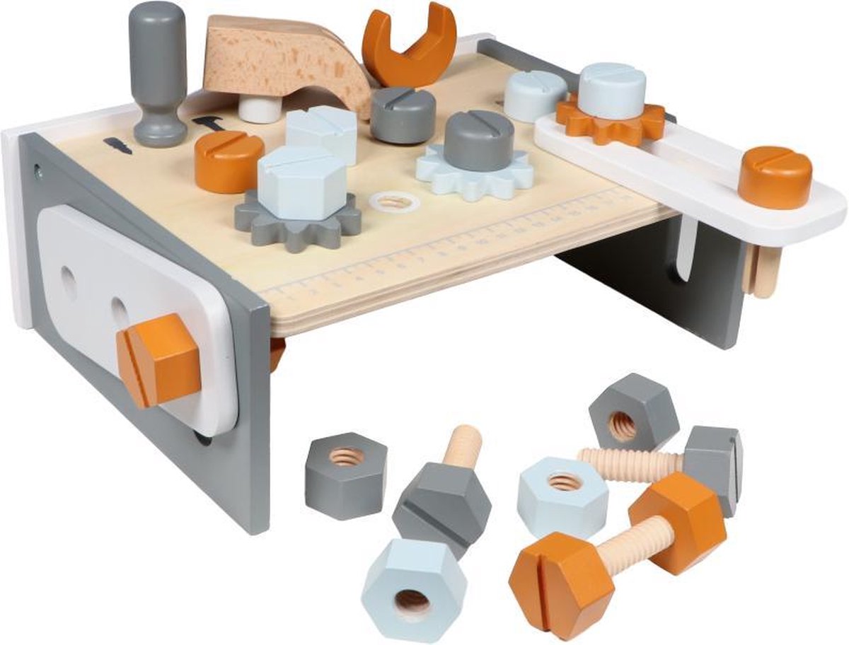 ✅ Tryco - Houten Speelgoed - Kinderen Werktafel met Accessoires