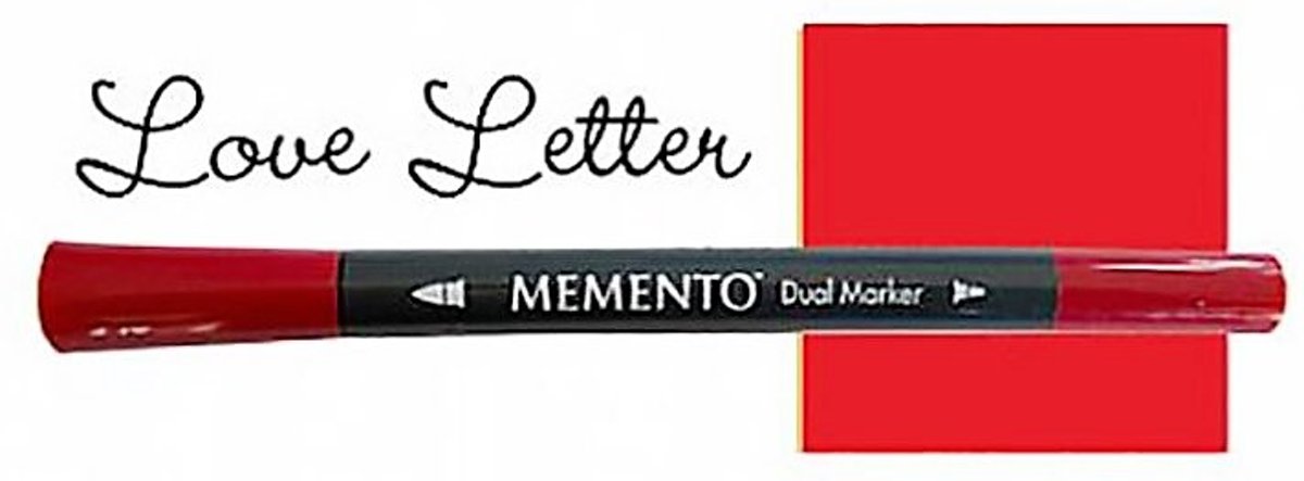 Memento dual marker Love Letter rood PM-302