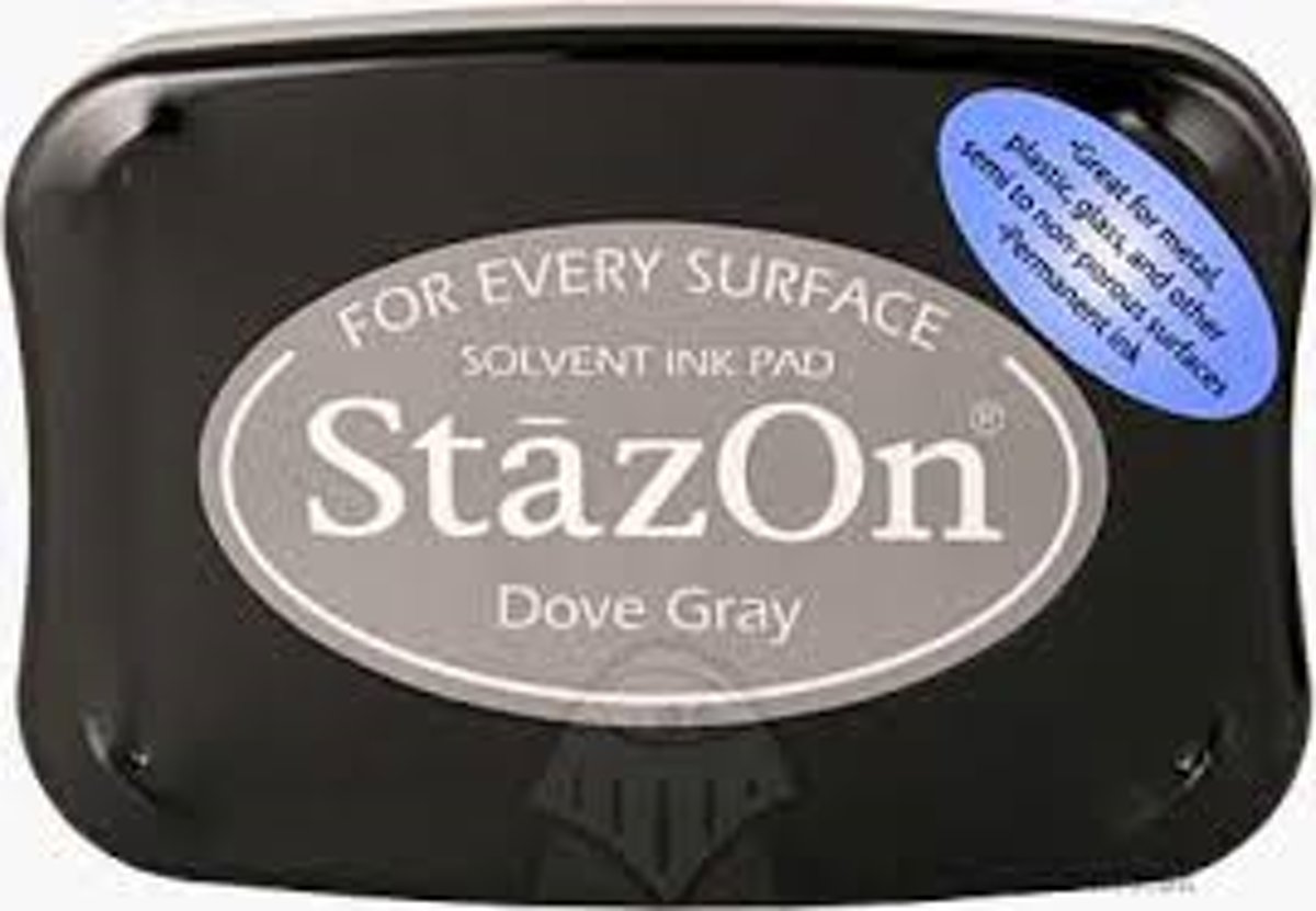 Stazon sneldrogend stempelkussen Dove Gray