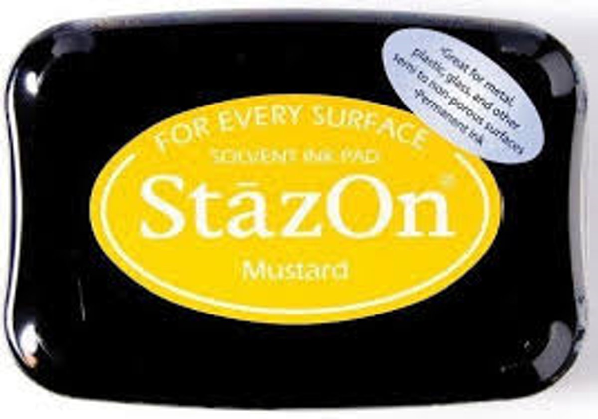 Stazon sneldrogend stempelkussen Mustard