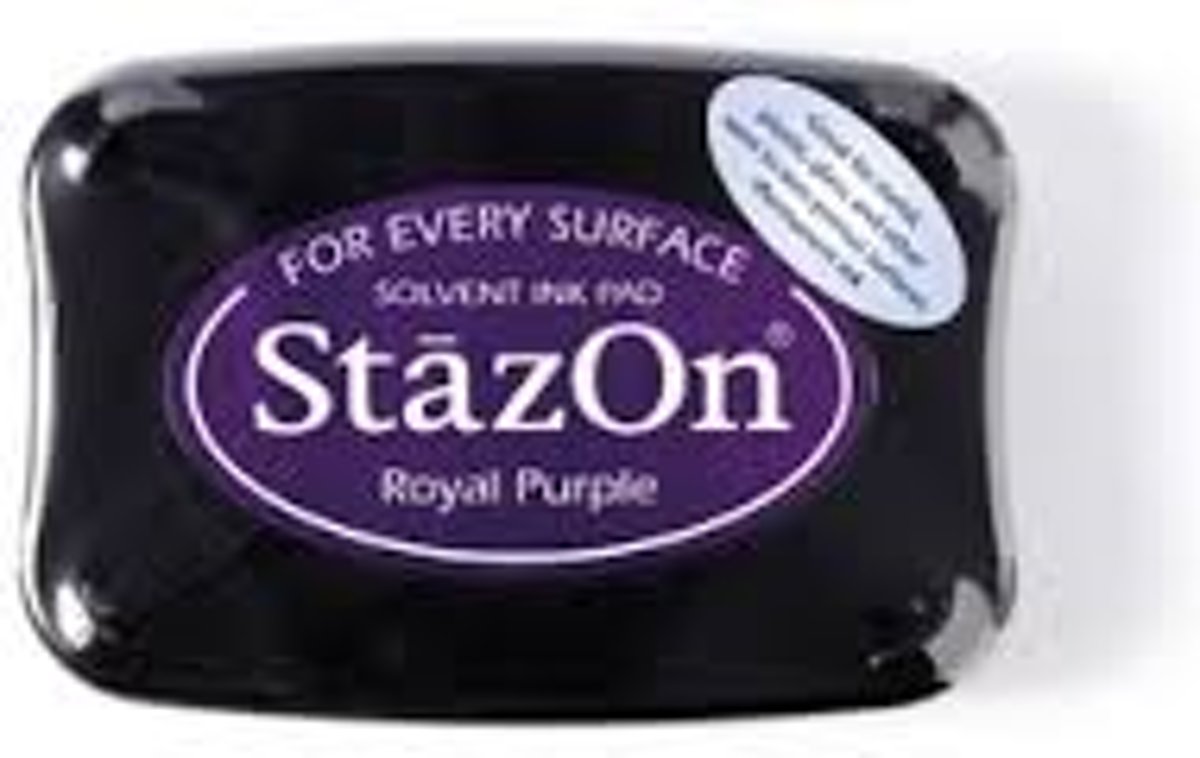 Stazon sneldrogend stempelkussen Royal Purple