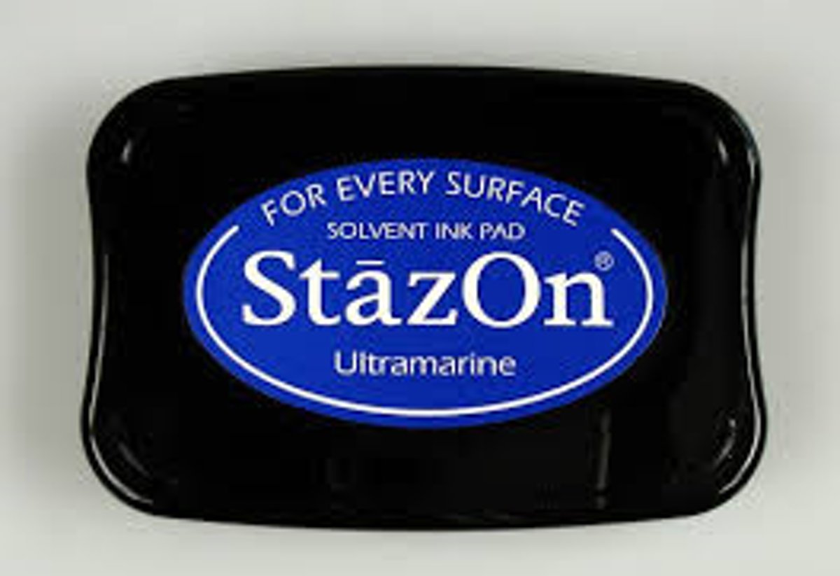 Stazon sneldrogend stempelkussen Ultramarine