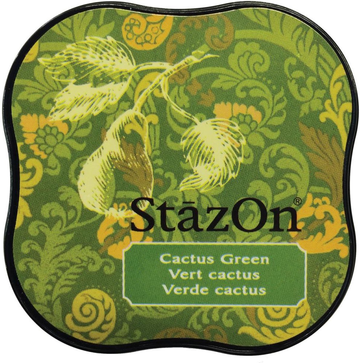 Stazon sneldrogend stempelkussen midi Cactus Green