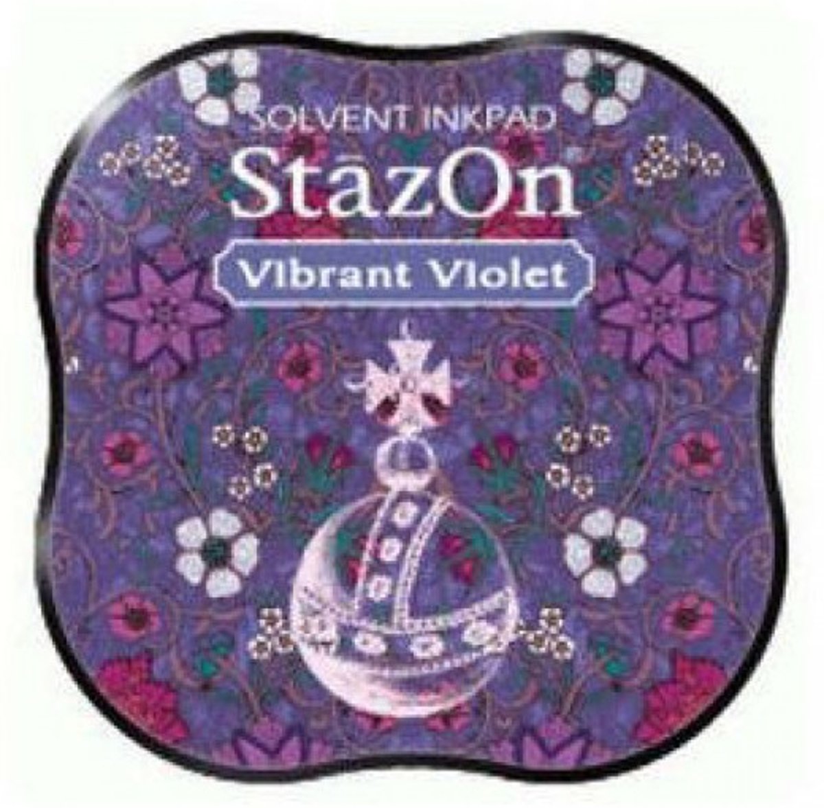 Stazon sneldrogend stempelkussen midi Vibrand Violet