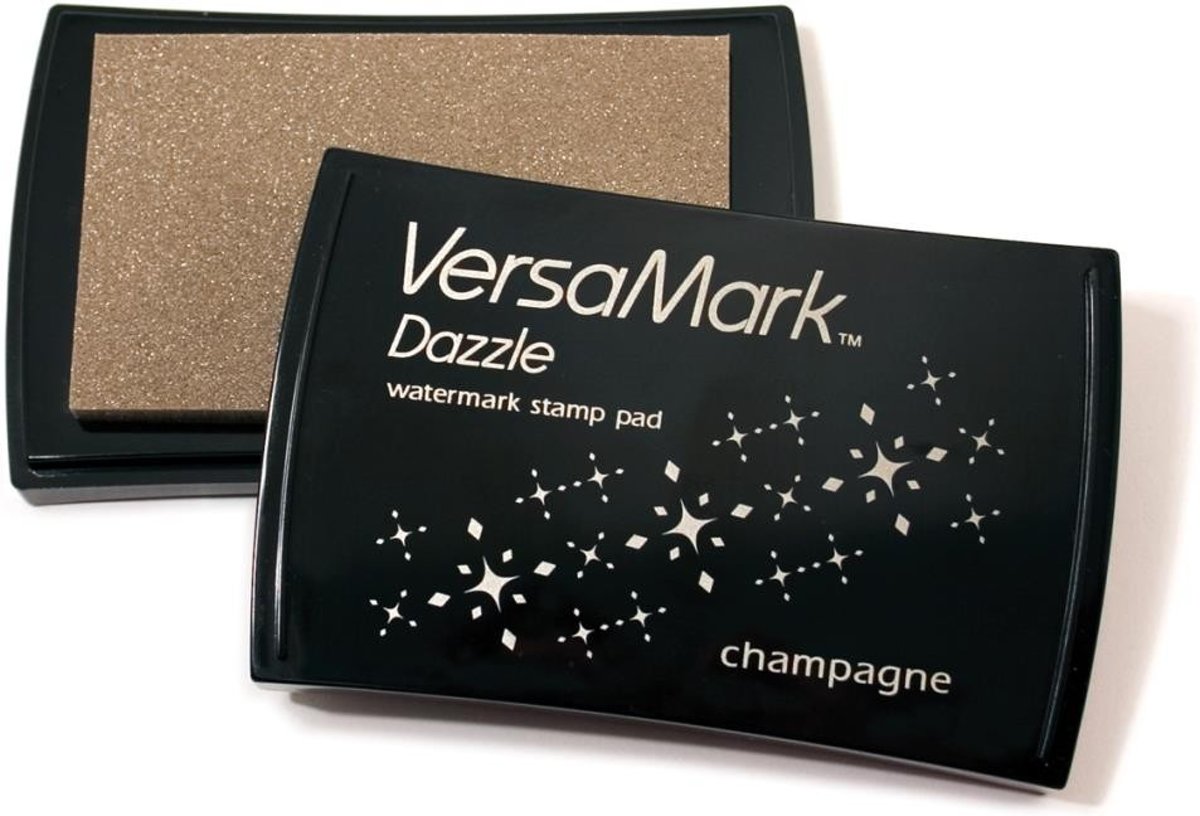 Versamark Dazzle watermark stamp pad stempelkussen transparant champagne