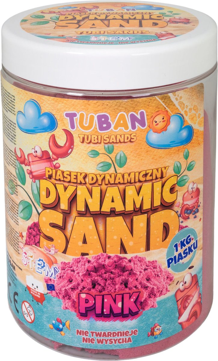   - Dynamic Sand – speelzand - pink 1 kg