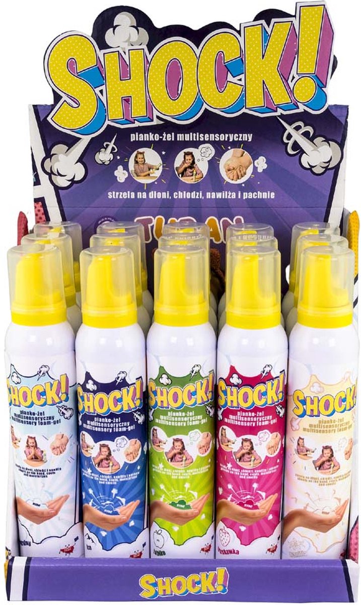     - Display Shock! Multisensory Foam-Gel – Mix 15 Pcs. X