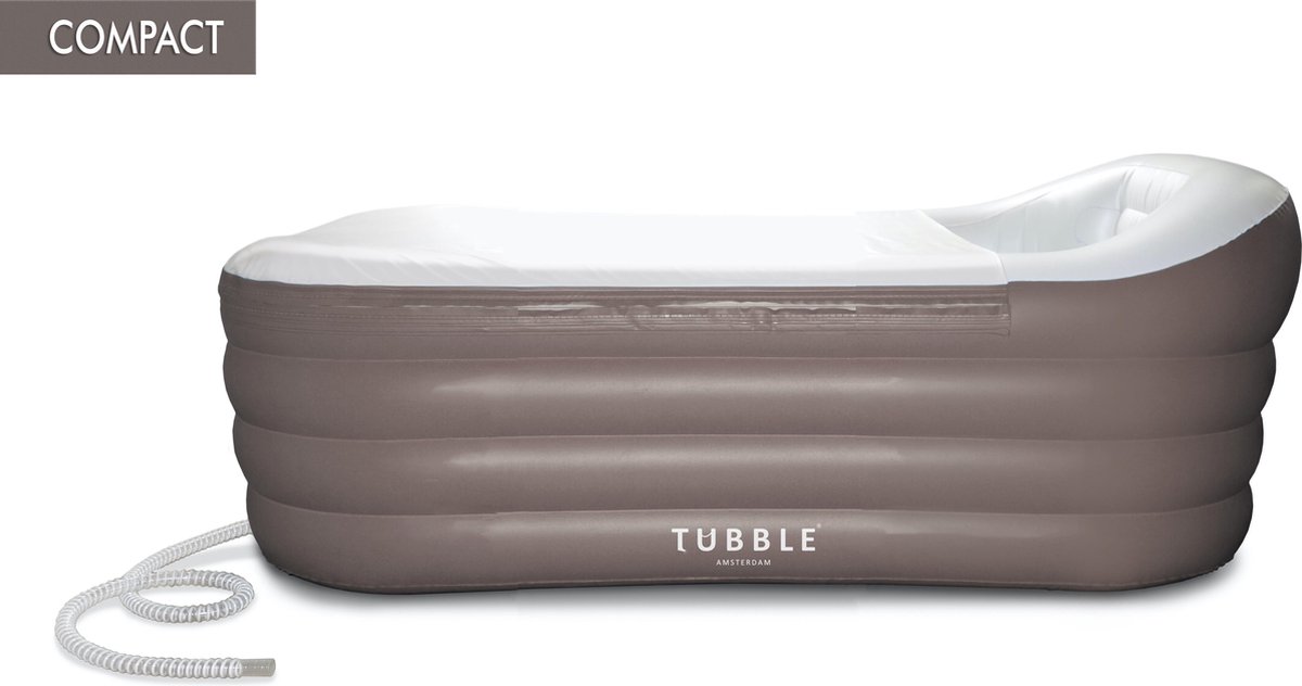 Tubble® Compact - Opblaasbaar Ligbad – Badkuip Volwassenen – Bath Bucket – Opvouwbaar Bad – Opblaasbad - Ligbad