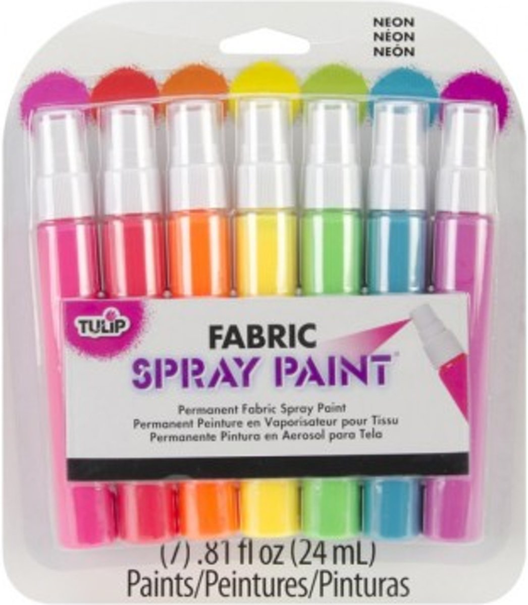 Tulip Fabric Spray Paint Neon