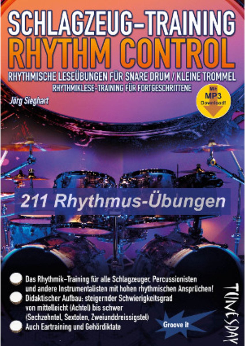 Tunesday Schlagzeug-Training Rhythm Control - Educatief