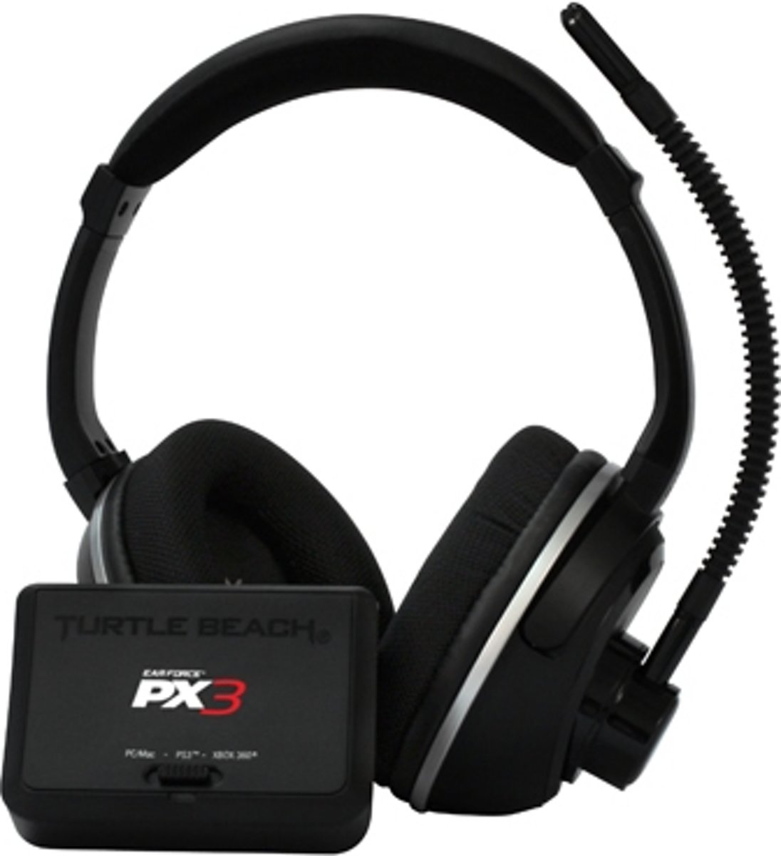 Turtle Beach Ear Force PX3 Wireless Stereo Gaming Headset - Zwart (PS3 + Xbox One + Xbox 360 + PC + Mac)