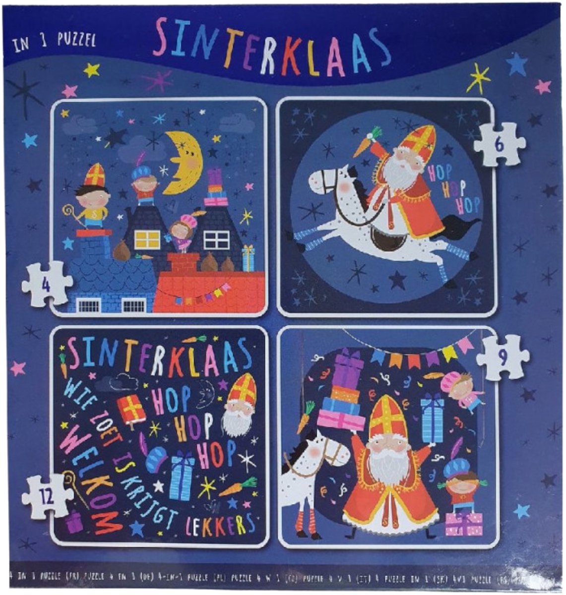 Puzzel - Sinterklaas - 4   - 4, 6, 9 & 12st.