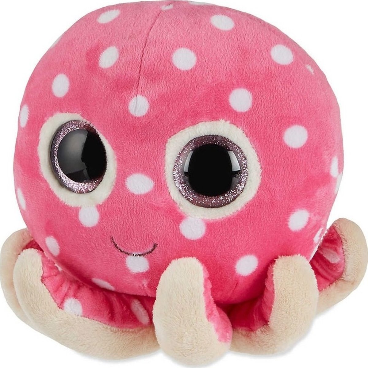 Pluche Ty Beanie roze octopus/inktvis knuffel Ollie 42 cm speelgoed - Octopus zeedieren knuffels - Speelgoed voor kinderen