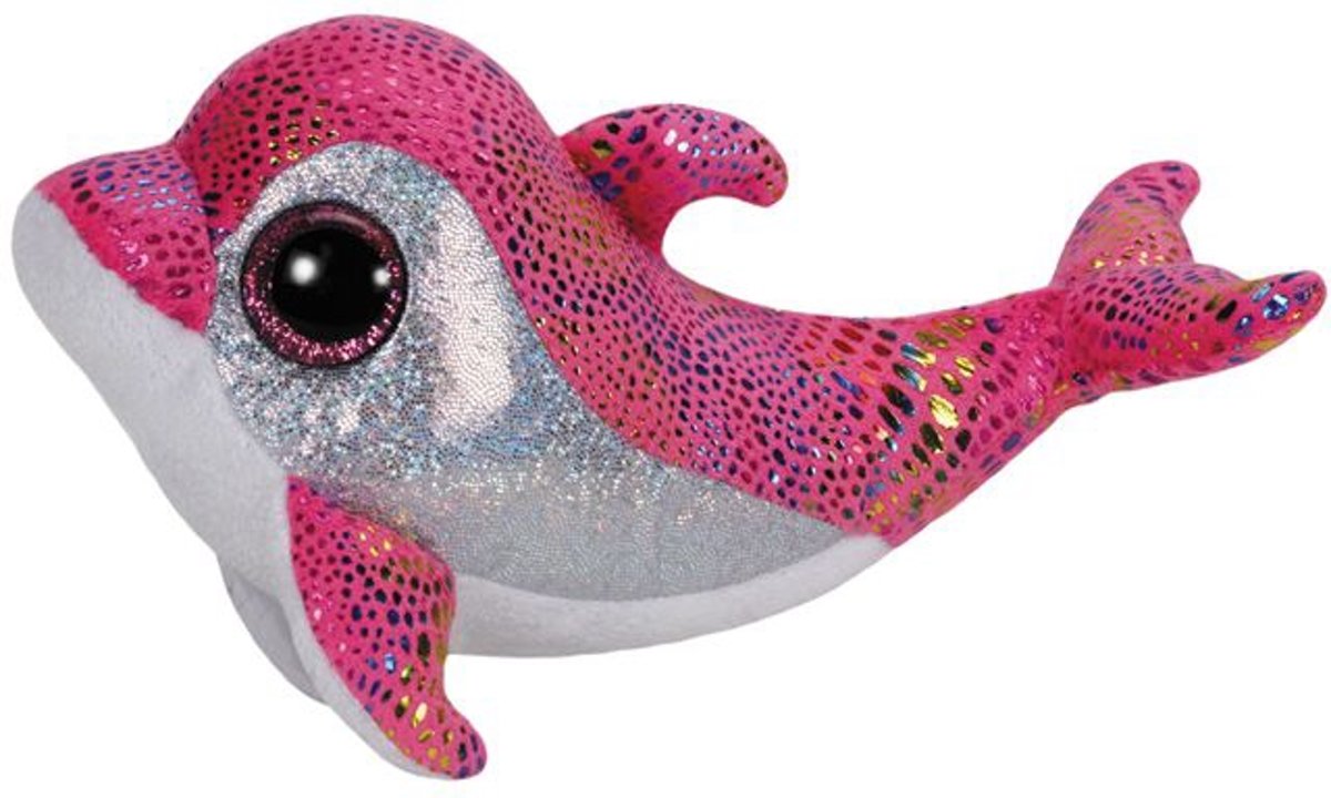 Sparkles X-Large - Delfin, pink, 42cm