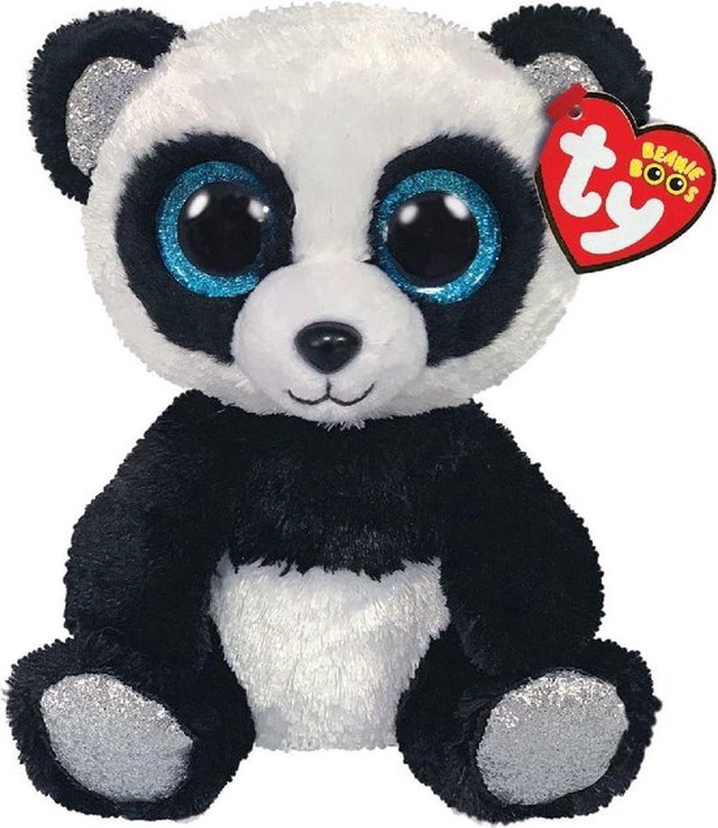 TY Beanie Boo Pluche Panda Bamboo 24cm