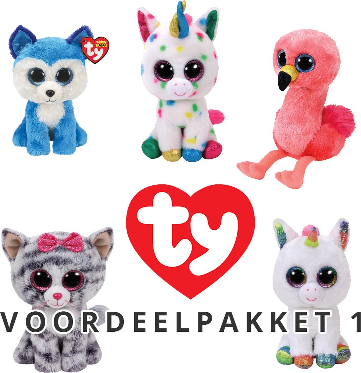 Ty Beanie Boos knuffel voordeelpakket 1