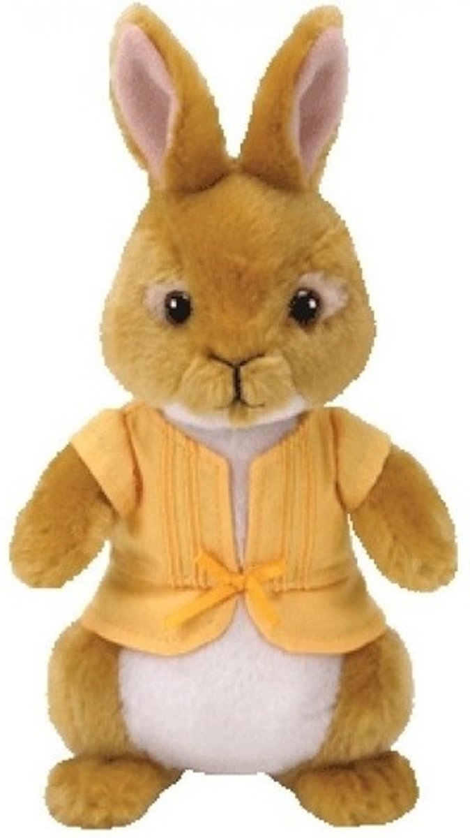 Ty Beanie Peter Rabbit Mopsie pluche knuffel 15 cm - Pasen - Paashaas knuffel speelgoed voor kinderen