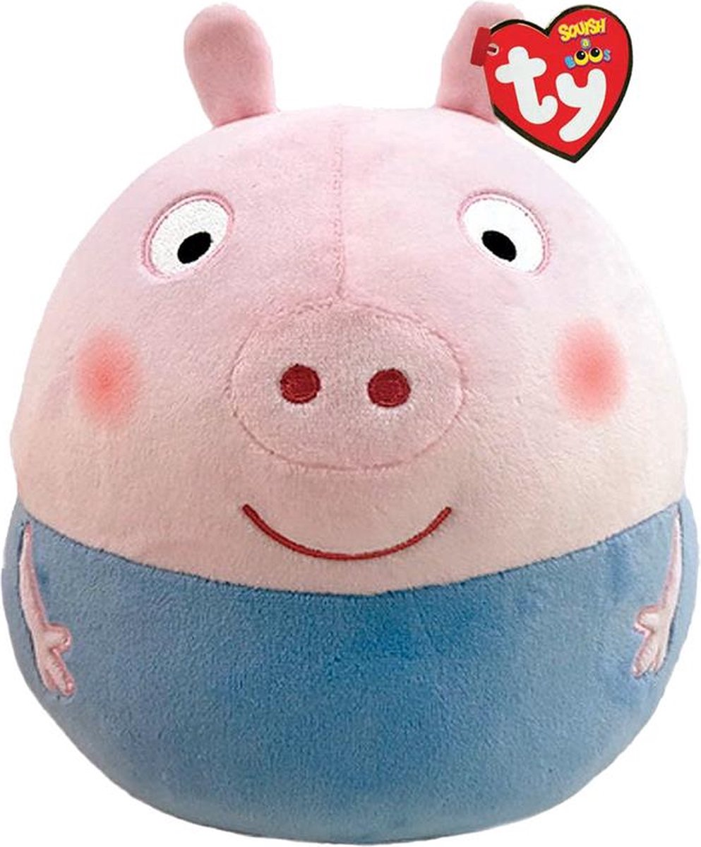 TY SQUISH A BOO PEPPA PIG GEORGE 20CM