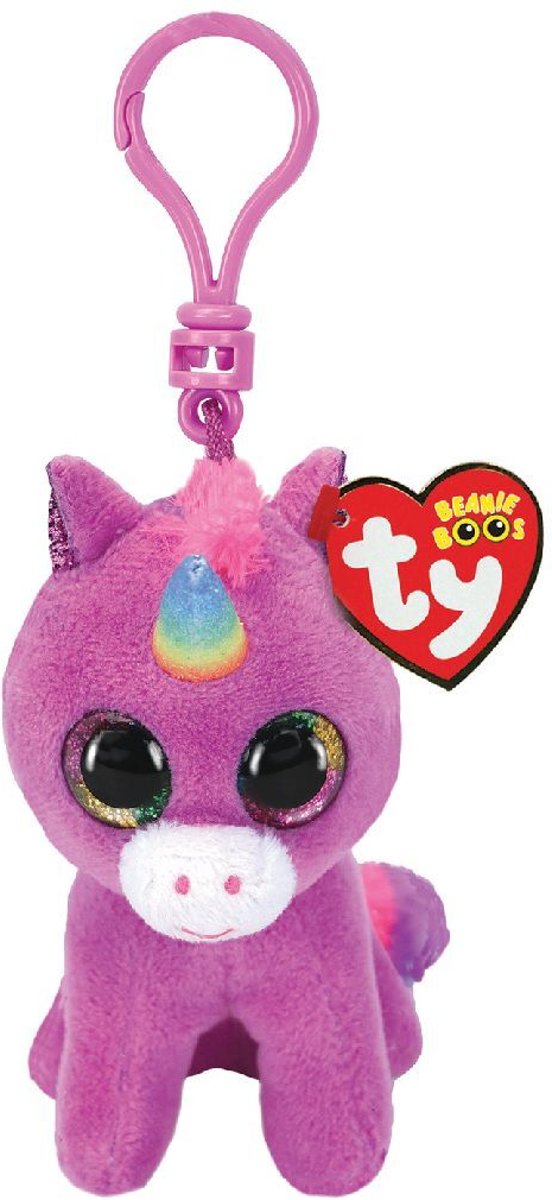 TY Beanie Boos Clip Eenhoorn Knuffel Rosette 7 cm