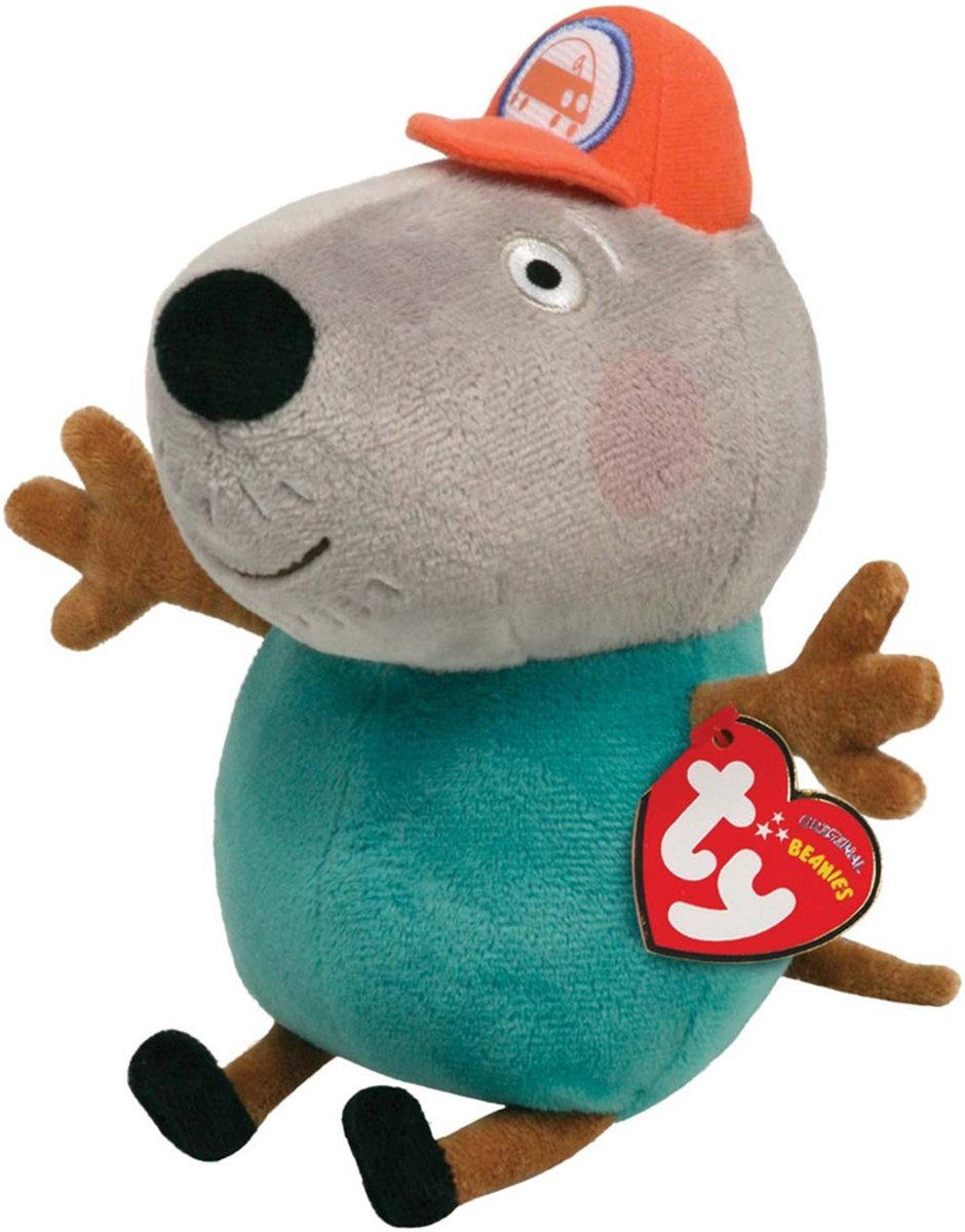 TY Peppa Baby pluche hond Opa Kläff 15 cm