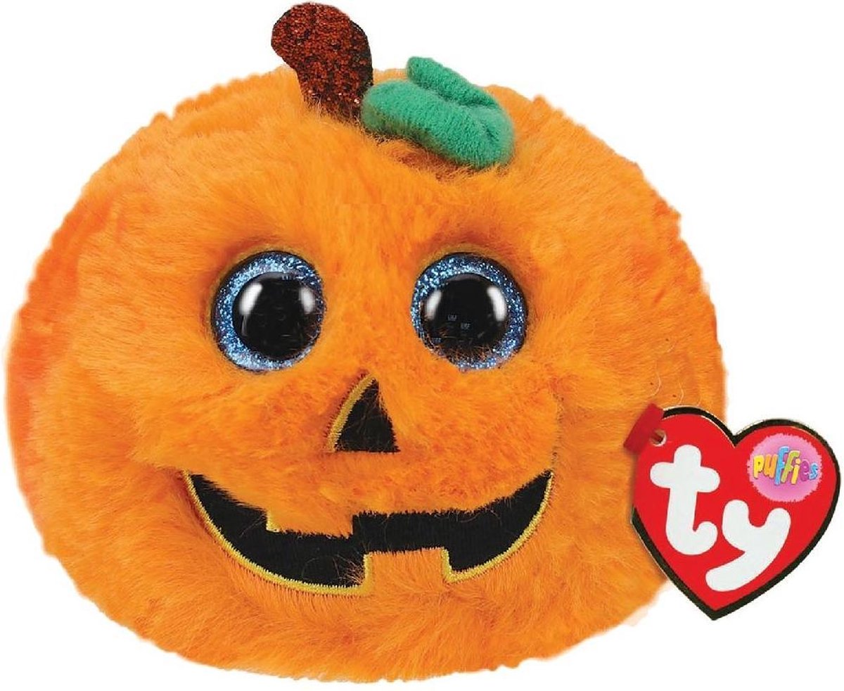 TY Teeny Puffies Halloween Pumpkin 10cm