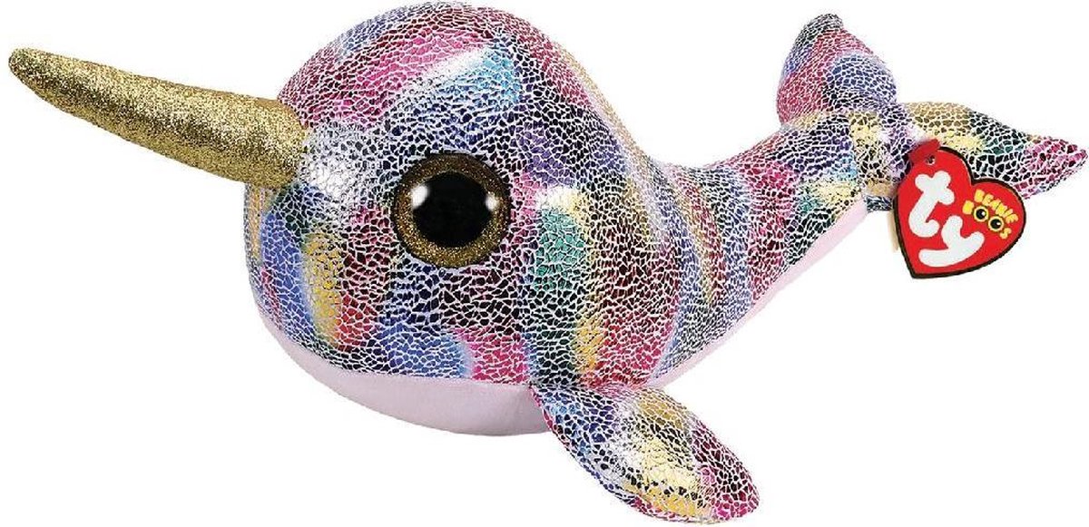 Ty Beanie Boos XL Nova Narwhal 42cm