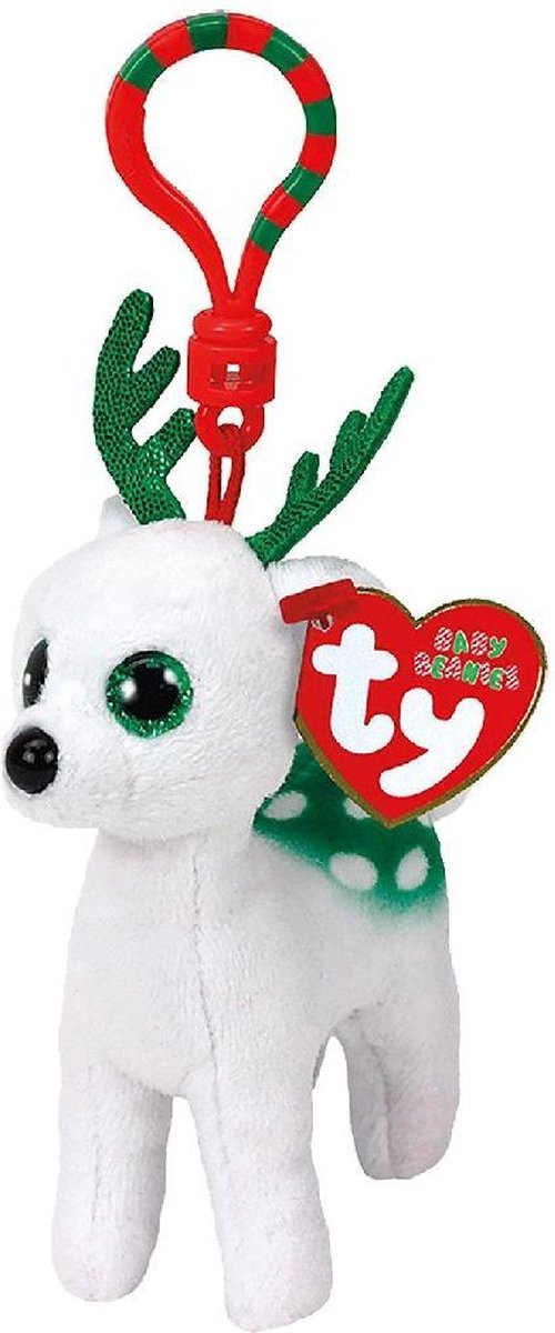 Ty Boos Clip Christmas Peppermint