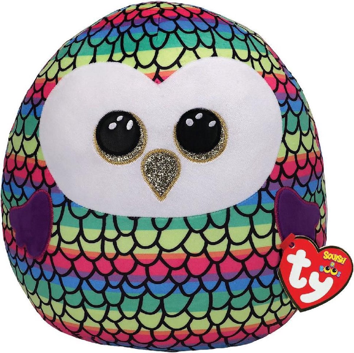 Ty Squish a Boo Owen Owl 31cm