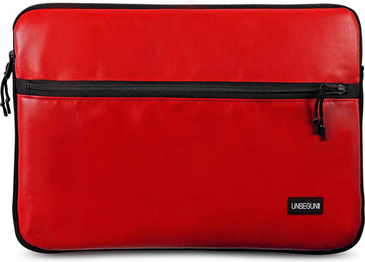 Laptop sleeve voor Surface Pro 13 inch (van gerecycled materiaal) - Rode laptophoes voor Microsoft Surface Pro X/3/4/5/6/7