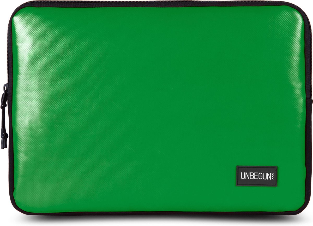 Surface Pro 7 hoes (van gerecycled materiaal) - Groene laptop sleeve of cover voor Surface Pro 7/6/5/4/3 en Surface Pro X