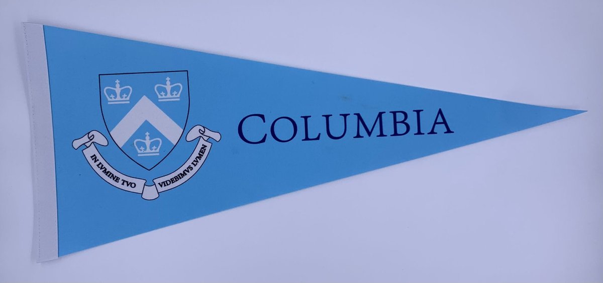 Columbia University - University of Colombia - Colombia Uni - New York - NCAA - Vaantje - American Football - Sportvaantje -   - Vlag - Pennant - Universiteit - Ivy League amerika - 31 x 72 cm - Cadeau sport - Cadeau uni - Colombia logo