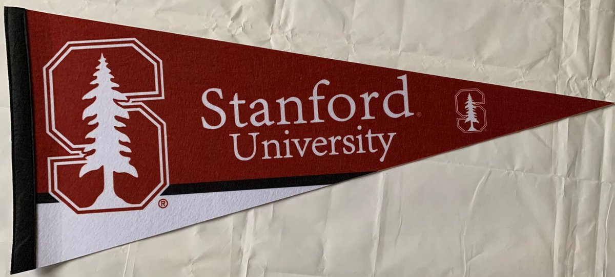 Stanford University - Stanford - NCAA - Vaantje - American Football - Sportvaantje -   - Vlag - Pennant - Universiteit - Ivy League amerika - 31 x 72 cm