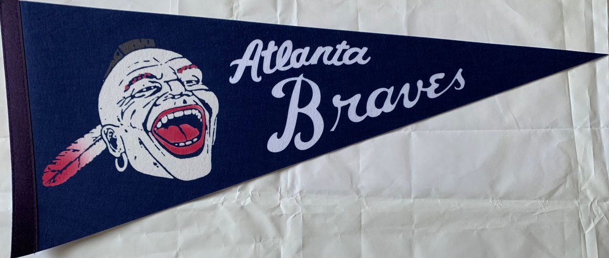   - Atlanta Braves - MLB - Vaantje - Baseball - Honkbal - Sportvaantje - Pennant -   - Vlag - 31 x 72 cm - 1