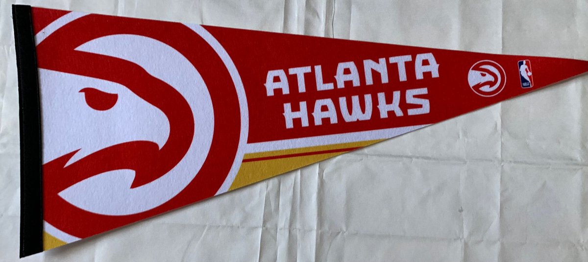   - Atlanta Hawks - NBA - Vaantje - Basketball - Sportvaantje - Pennant -   - Vlag - 31 x 72 cm