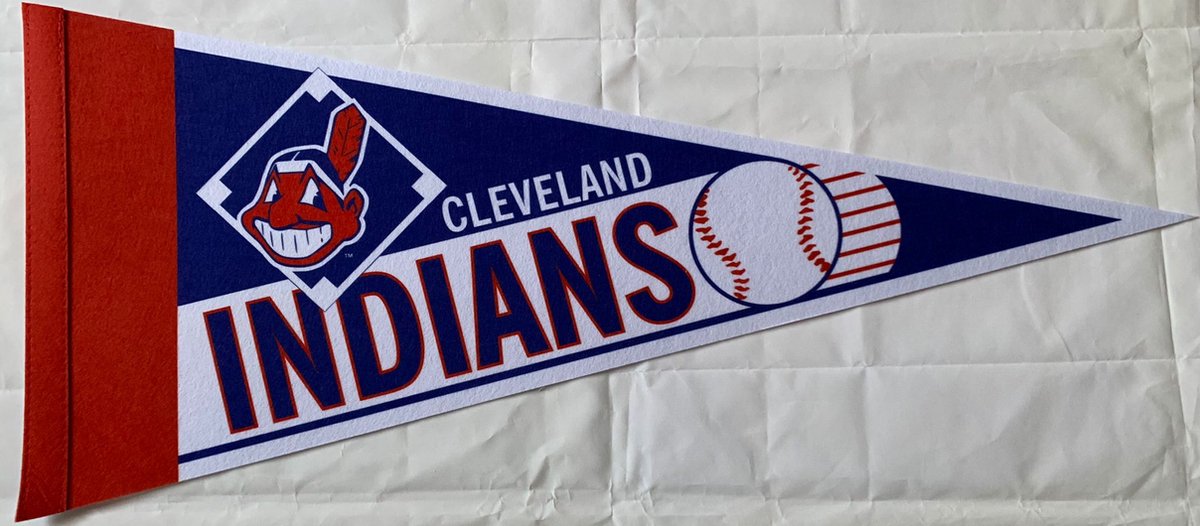   - Cleveland Indians - MLB - Vaantje - Baseball - Honkbal - Sportvaantje - Pennant -   - Vlag - 31 x 72 cm - Vintage2