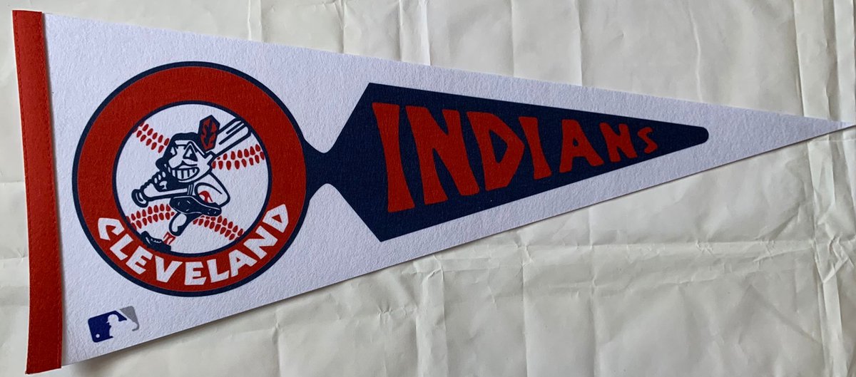   - Cleveland Indians - MLB - Vaantje - Baseball - Honkbal - Sportvaantje - Pennant -   - Vlag - 31 x 72 cm - Vintage3