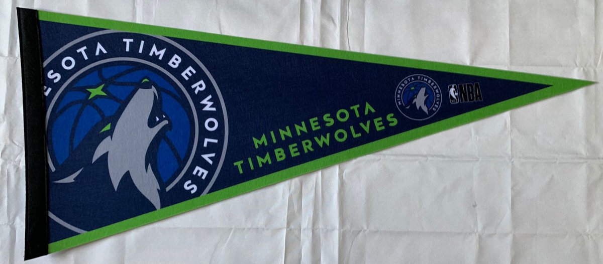 USArticlesEU - Minnesota Timberwolves - NBA - Vaantje - Basketball - Sportvaantje - Pennant - Wimpel - Vlag - 31 x 72 cm