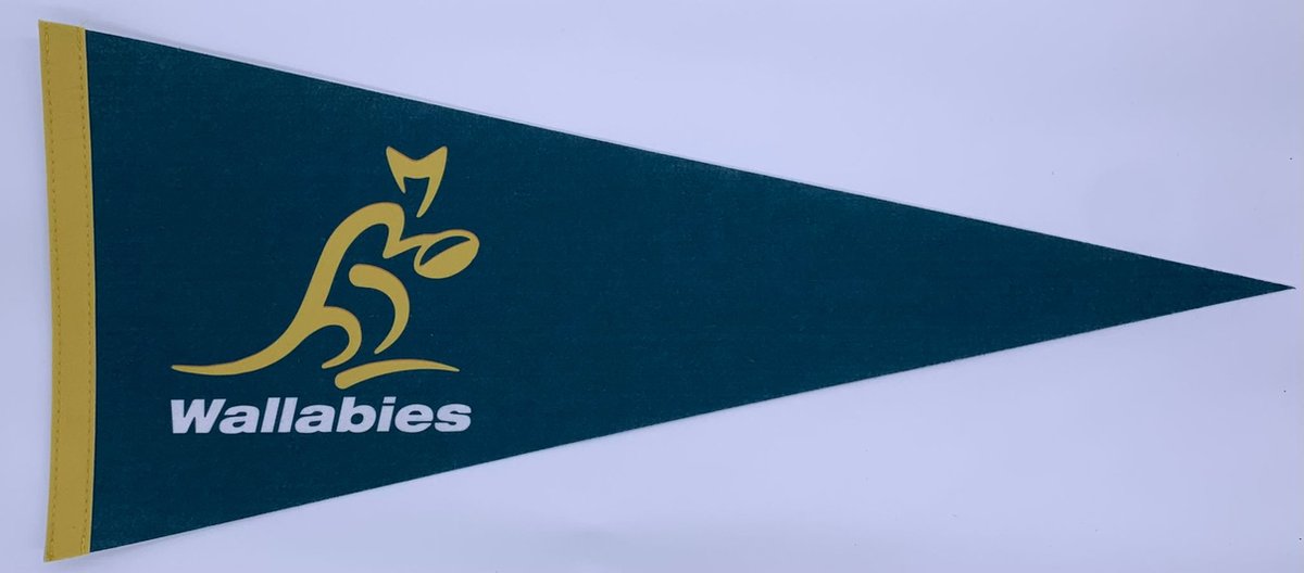 USArticlesEU - Rugby - Wallabies - Australie - Australia Rugby - Australie Rugby - vaantje - sportvaantje - wimpel - pennant - muur decor - 72 * 31cm - Australie rugby team