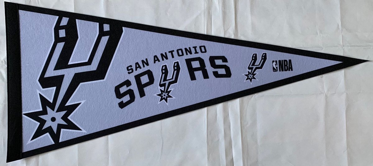   - San Antonio Spurs - NBA - Vaantje - Basketball - Sportvaantje - Pennant -   - Vlag - 31 x 72 cm