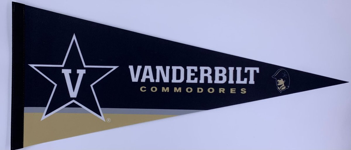 Vanderbilt University - Vanderbilt Commodores - Vanderbilt Uni - Chicago - VS - NCAA - Vaantje - American Football - Sportvaantje -   - Vlag - Pennant - Universiteit - Ivy League amerika - 31 x 72 cm - Cadeau sport - Cadeau uni