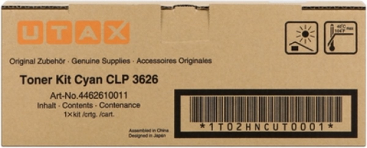 UTAX 4462610011 10000paginas Cyaan toners & lasercartridge