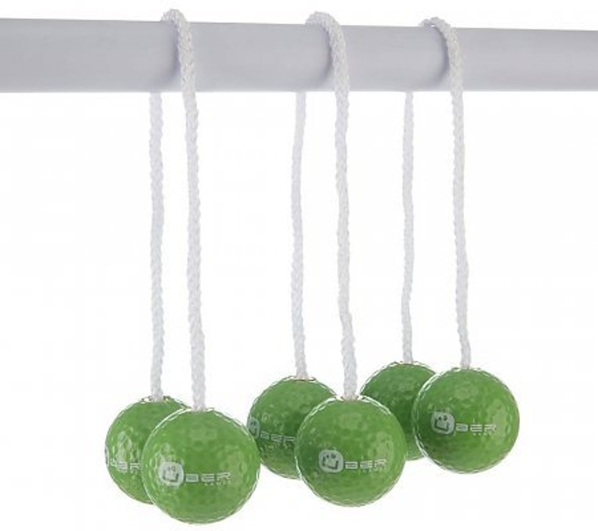 3x2 Bolas voor Laddergolf, echte golf-bolas, uniek en perfect.-Groen