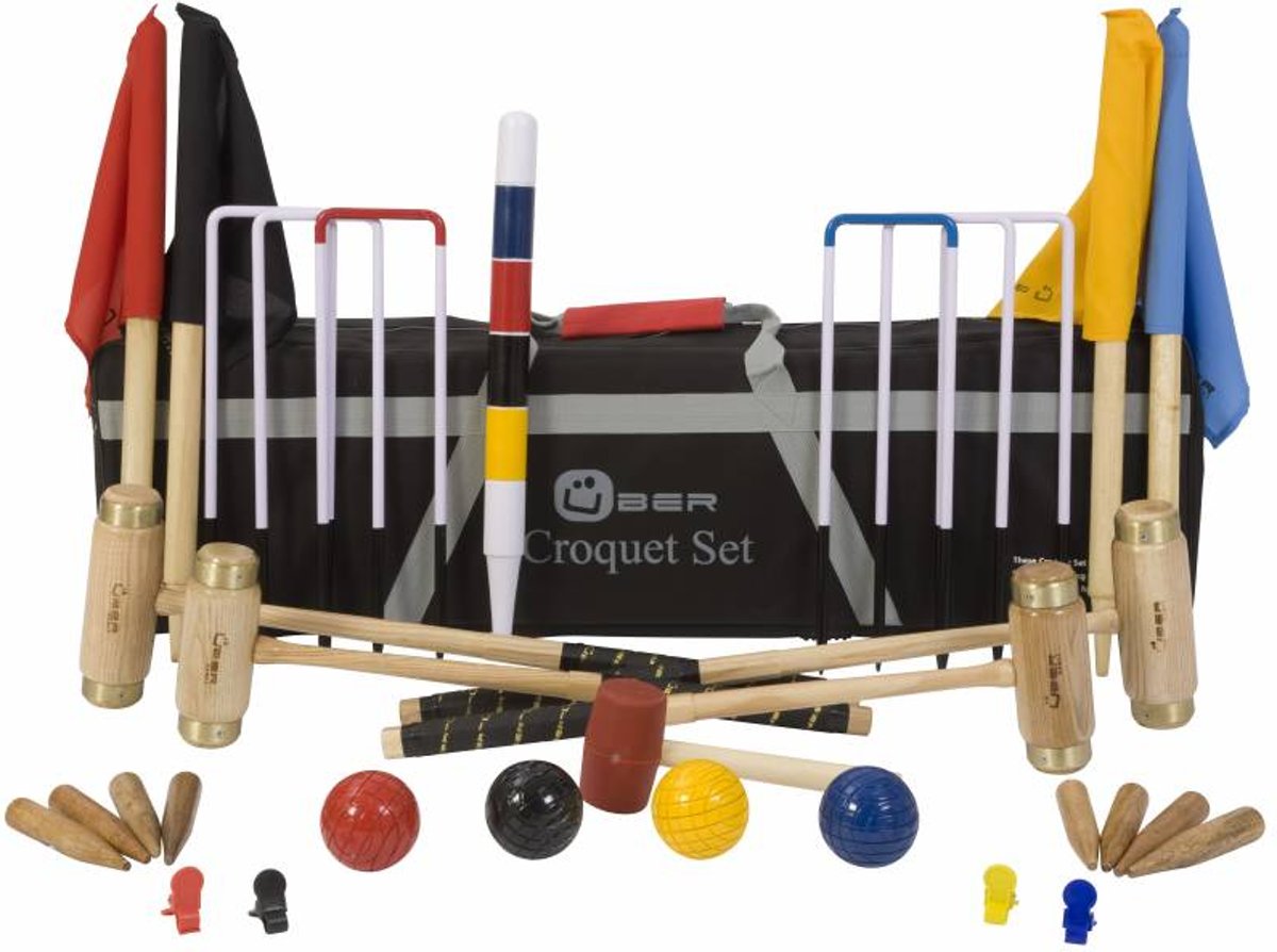 Junior Executive Croquet set, prachtige set voor de jeugd-met Luxe tas