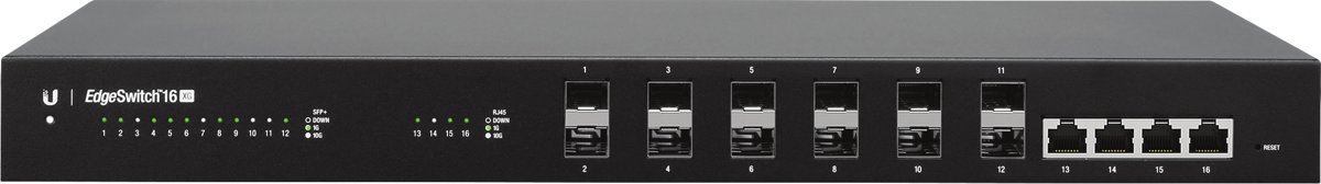 Ubiquiti Networks ES‑16‑XG Managed 10G Ethernet (100/1000/10000) Zwart 1U