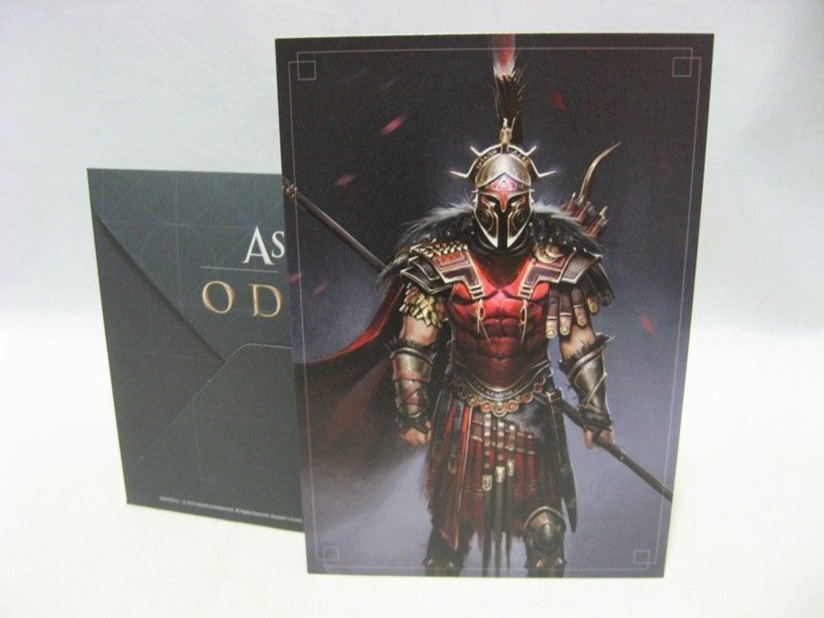 Assassins creed Odyssey hero of sparta lithograph