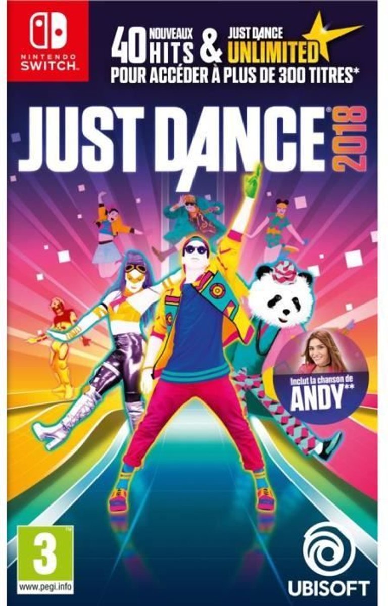 Just Dance 2018 Jeu-schakelaar