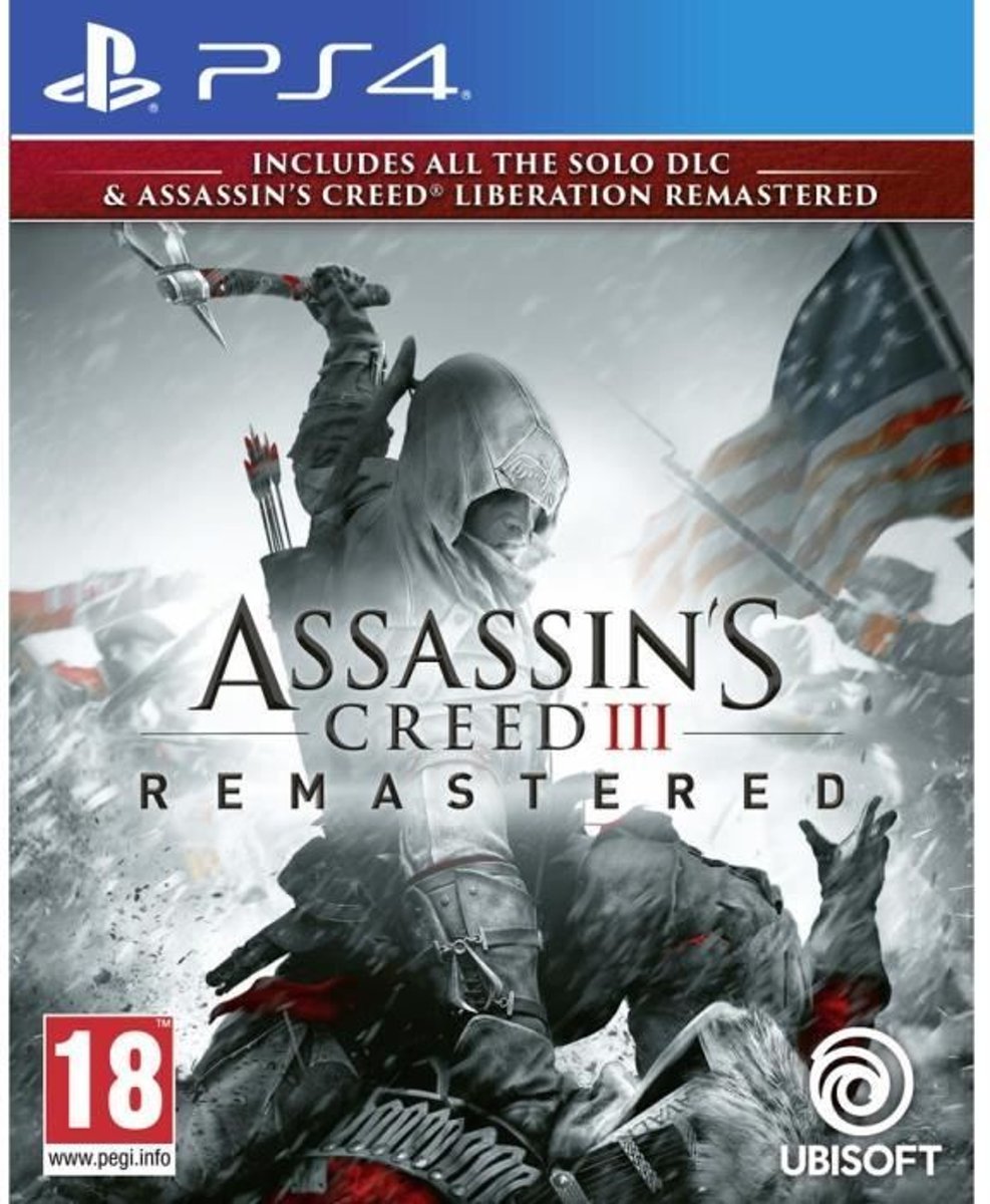 Pack Assassins Creed 3 + Assassins Creed Liberation Remaster Jeux PS4